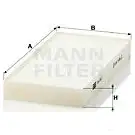 Салонный фильтр MANN-FILTER cu18112 65723 4011558010621 DN AX2S1 изображение 0