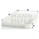 Салонный фильтр MANN-FILTER T 2J2H 66098 4011558315900 cu5096 изображение 0