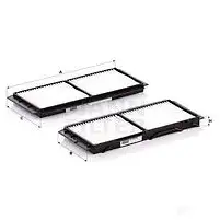 Салонный фильтр MANN-FILTER 65894 0Y KMT cu260082 4011558014964 изображение 5