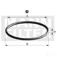 Прокладка масляного фильтра MANN-FILTER GE A7RCL 4011558513405 66361 diy3