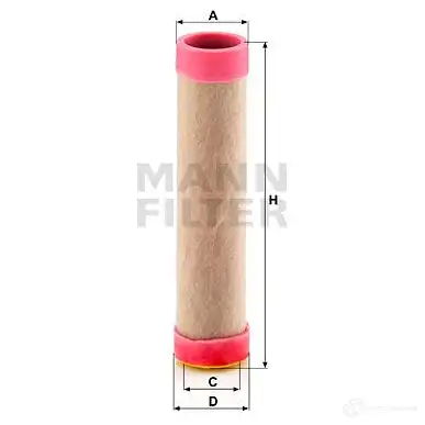 Вторичный воздушный фильтр MANN-FILTER 3TTP V cf100 65548 4011558232702