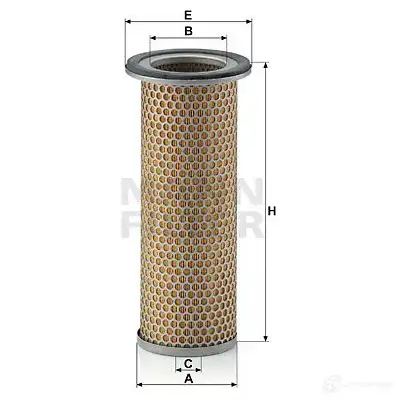 Вторичный воздушный фильтр MANN-FILTER 4011558104207 64008 c1281 0HN ZO
