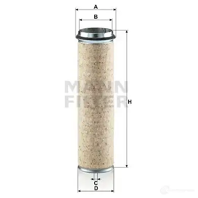 Вторичный воздушный фильтр MANN-FILTER cf1000 8NX 9DU 65549 4011558231200
