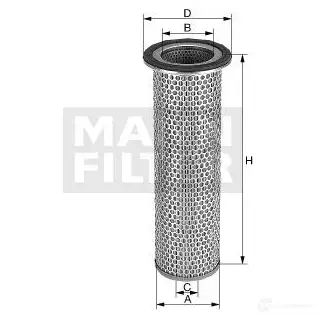 Вторичный воздушный фильтр MANN-FILTER c12100x 1424383010 RD H2N 4011558122805