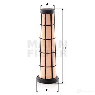 Вторичный воздушный фильтр MANN-FILTER G5U U4 4011558042721 65545 cf10002