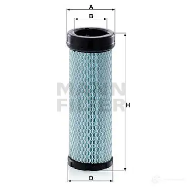 Вторичный воздушный фильтр MANN-FILTER 4011558071783 65556 HK 0DAFN cf12004