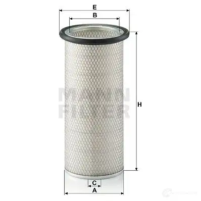 Вторичный воздушный фильтр MANN-FILTER 4011558163402 SN ICM c17124 64200