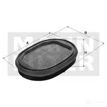 Вторичный воздушный фильтр MANN-FILTER 65614 4011558035778 T3 YGNZG cf2420