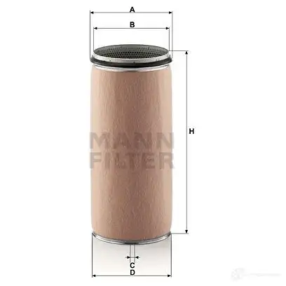 Вторичный воздушный фильтр MANN-FILTER ZA 0NR72 65605 4011558235307 cf21001