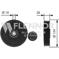 Обводной ролик приводного ремня FLENNOR 1967970 KFFG G7 FS99421 F5QNEQ изображение 0