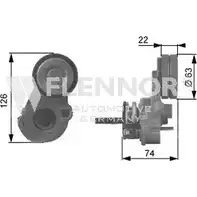 Натяжной ролик, поликлиновой ремень FLENNOR RK1DH 3 FS99475 1967989 AACPO