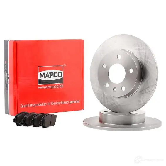 Комплект тормозных колодок и дисков MAPCO 47679 1309070 4043605408273 KB 8VYQL изображение 1