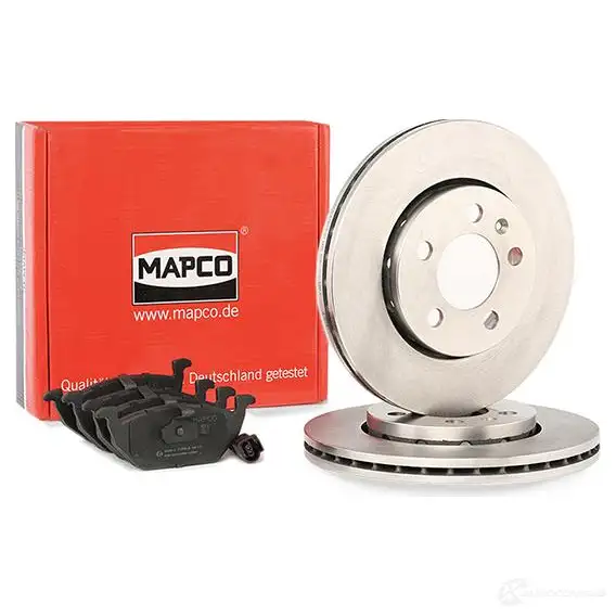 Комплект тормозных колодок и дисков MAPCO H KHN8N 4043605099327 47855 1309183 изображение 1