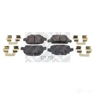 Тормозные колодки дисковые, комплект MAPCO 4043605112378 17PC5 X 1314002 6711