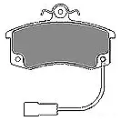 Тормозные колодки дисковые, комплект MAPCO 1313686 6502 18 0552 21170-17,30