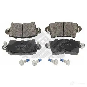 Тормозные колодки дисковые, комплект MAPCO 4043605407047 6760 F18ZS P 1314085