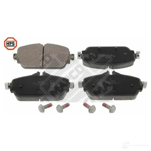 Тормозные колодки дисковые, комплект MAPCO 8W HZJ90 1437966747 6035HPS