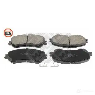 Тормозные колодки дисковые, комплект MAPCO 1437588665 XJ GDREL 6171HPS
