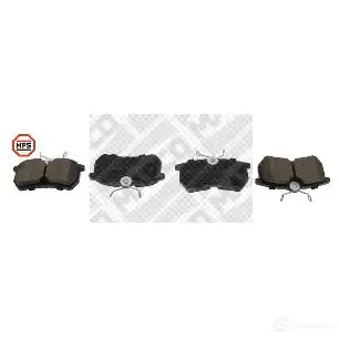Тормозные колодки дисковые, комплект MAPCO 1424776827 40DK L 6523HPS 4043605704283
