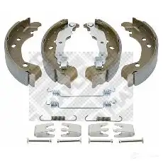 Тормозные колодки MAPCO 1437628462 8141/1 U8BF BEV