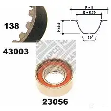 Комплект ремня ГРМ MAPCO 2SUR C 1301529 4043605582461 23003 изображение 0