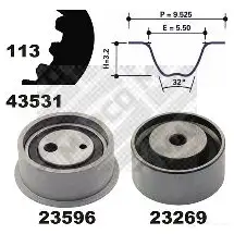 Комплект ремня ГРМ MAPCO 4043605827838 QT0A NX 23531 1301829 изображение 0