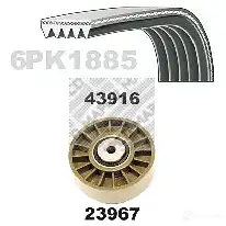 Комплект приводного ремня MAPCO J43U 5 1302153 23916 4043605583352