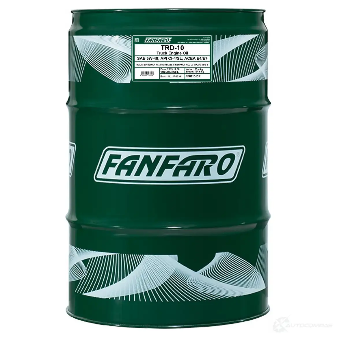 Моторное масло FANFARO FF6110DR X QF58 1437919470 изображение 0