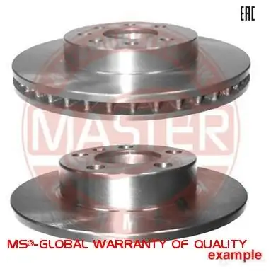 Тормозной диск MASTER-SPORT 24013001141setms 2716999 V CGOP изображение 0