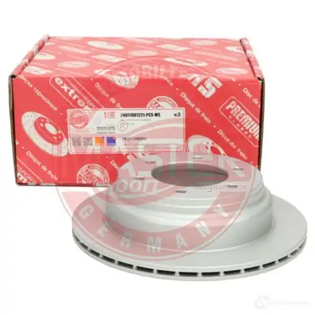 Тормозной диск MASTER-SPORT 2716105 24011801221pcsms TII 9XZ изображение 2