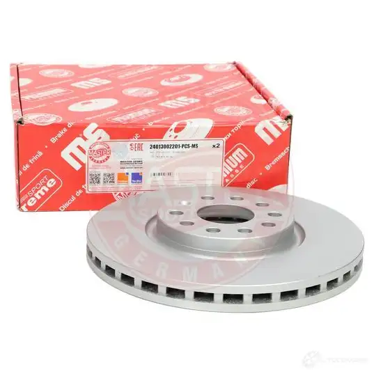 Тормозной диск MASTER-SPORT 1437583504 24013002201pcsms 8 FAX3N изображение 2