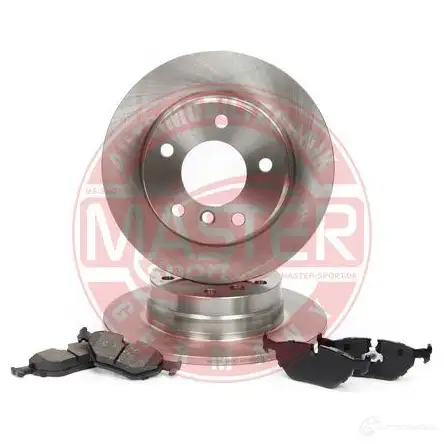 Тормозные диски и колодки, комплект MASTER-SPORT PB 0P6NI 1437642953 201002020 - Изображение 1