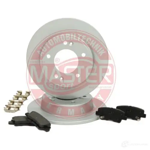 Тормозные диски и колодки, комплект MASTER-SPORT 1437642858 201003680 W1TYS ZY изображение 2