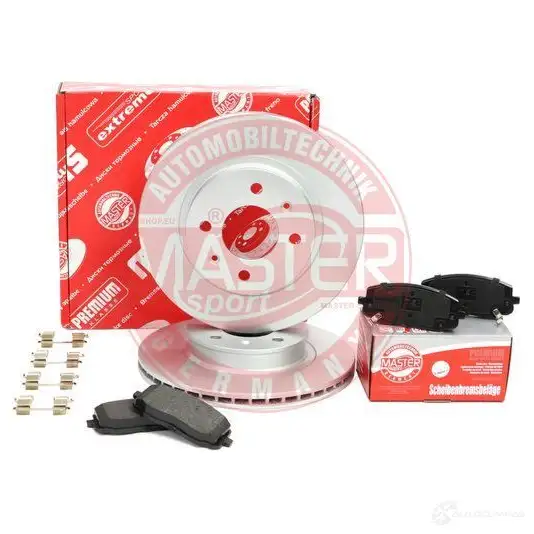 Тормозные диски и колодки, комплект MASTER-SPORT 1 N6OXMU 1437642856 201801510 - Изображение 1