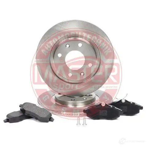 Тормозные диски и колодки, комплект MASTER-SPORT Y56A Q 1437642927 201301840 - Изображение 1