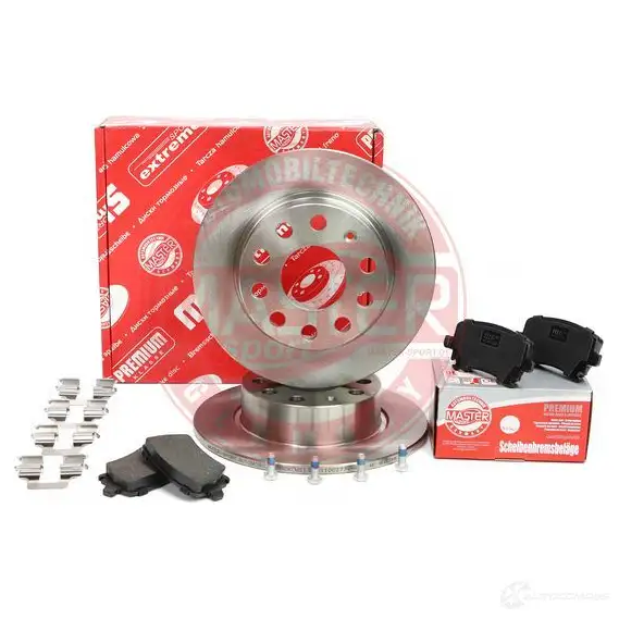 Тормозные диски и колодки, комплект MASTER-SPORT SA YN8A 1437642936 201002771 - Изображение 1