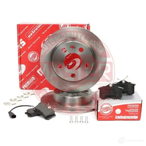 Тормозные диски и колодки, комплект MASTER-SPORT 8SH 4F 201002230 1437642950 изображение 1