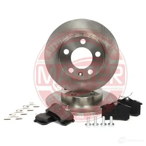 Тормозные диски и колодки, комплект MASTER-SPORT 1437642830 200901230 42DM 2 изображение 0