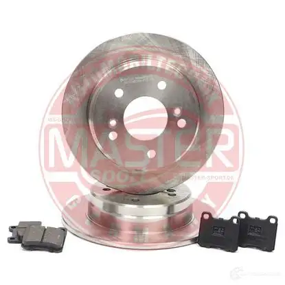 Тормозные диски и колодки, комплект MASTER-SPORT 200901200 EBH OL 1437642849 - Изображение 1