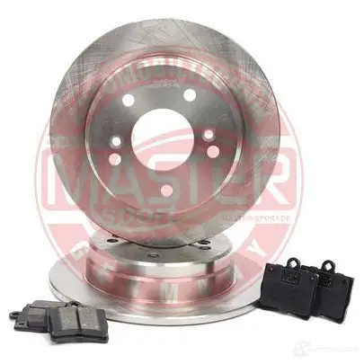 Тормозные диски и колодки, комплект MASTER-SPORT 1437642855 200901201 857 TQ1 - Изображение 1