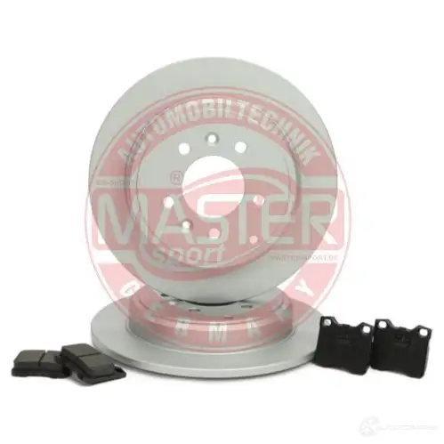 Тормозные диски и колодки, комплект MASTER-SPORT 1437642998 201002720 BJS WN изображение 3