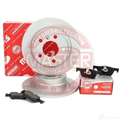 Тормозные диски и колодки, комплект MASTER-SPORT 1437643107 QC2W1J 4 201101750 изображение 0