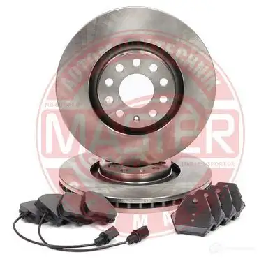 Тормозные диски и колодки, комплект MASTER-SPORT 203001131 GSFP O68 1437643016 - Изображение 1