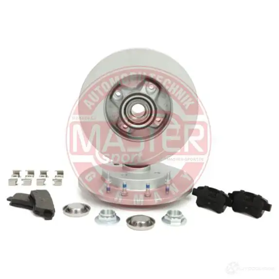 Тормозные диски и колодки, комплект MASTER-SPORT 1437937138 201201942 ZTZ5 N изображение 0