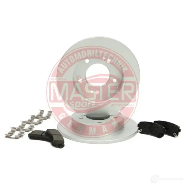 Тормозные диски и колодки, комплект MASTER-SPORT 201003570 1437642735 4X91R IH - Изображение 1