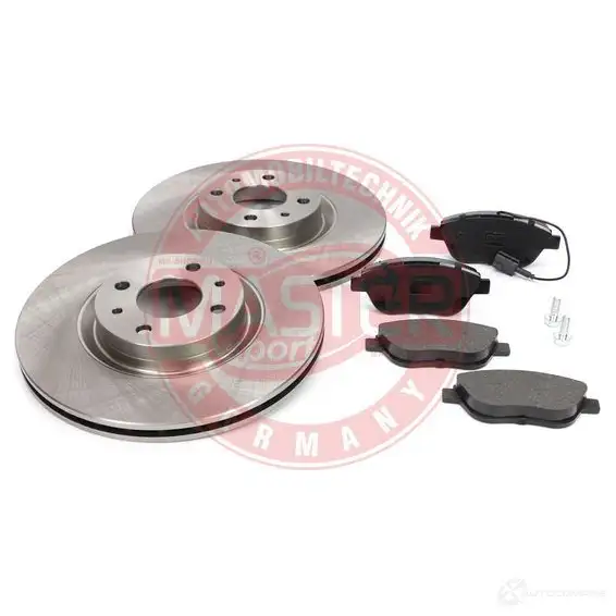 Тормозные диски и колодки, комплект MASTER-SPORT 1437642931 J 8660 202201470 - Изображение 1