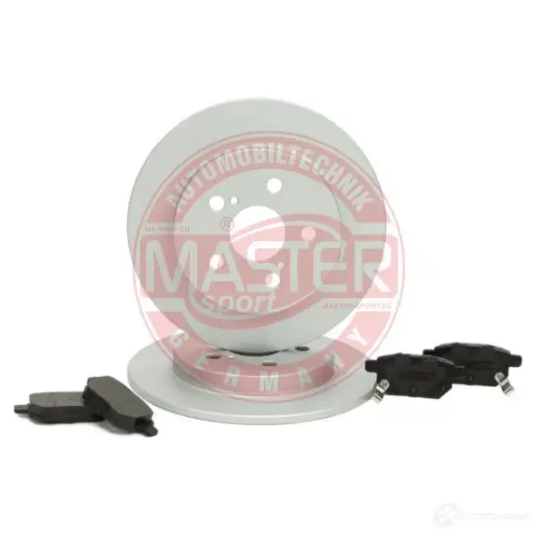Тормозные диски и колодки, комплект MASTER-SPORT 1437642741 200901630 E J6M9 изображение 2
