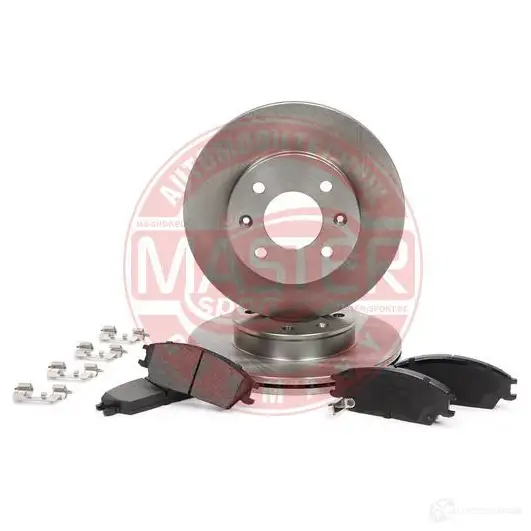 Тормозные диски и колодки, комплект MASTER-SPORT 1437642960 201901150 SE J3OS - Изображение 1