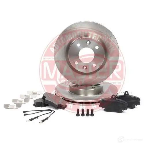 Тормозные диски и колодки, комплект MASTER-SPORT 8R2C FD 1437642963 202101060 - Изображение 1