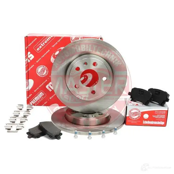 Тормозные диски и колодки, комплект MASTER-SPORT F99 MMKM 1437642969 201201660 - Изображение 1